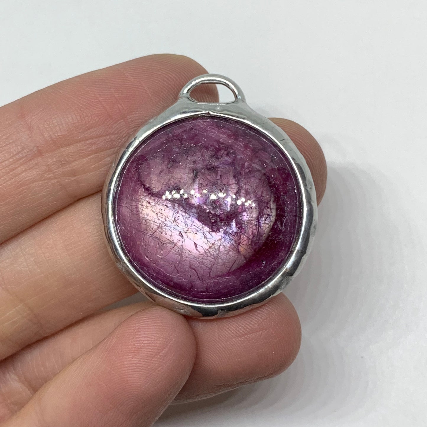 Ruby Zoisite Pendant #2